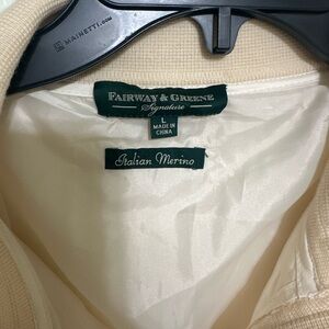 Fairway & Greene Italian Merino Sweater in Cream